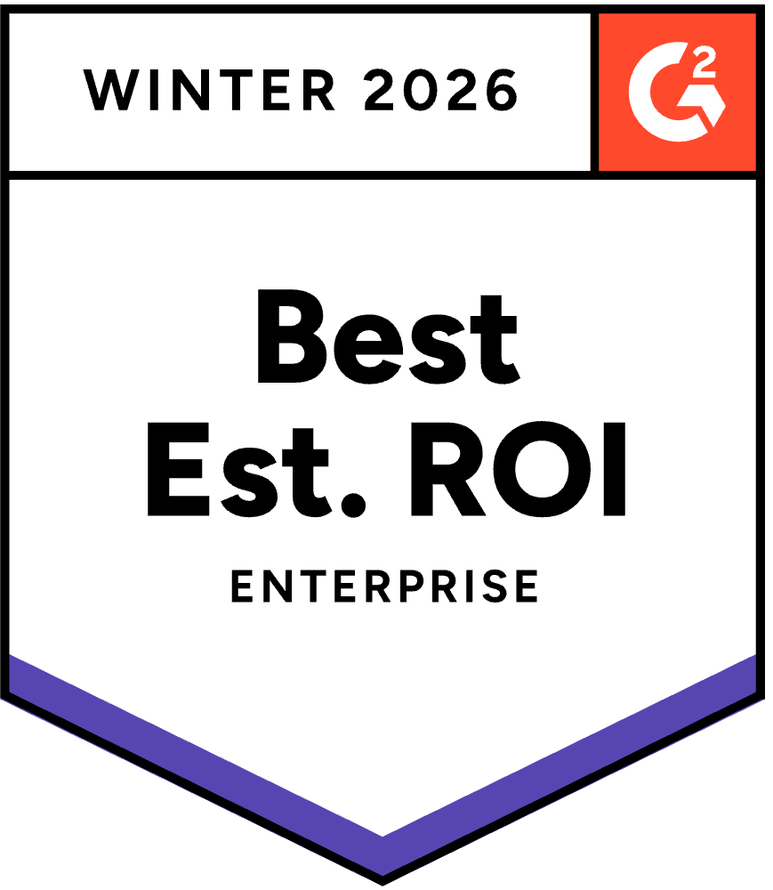 Best Estimated ROI Enterprise – Winter 2026