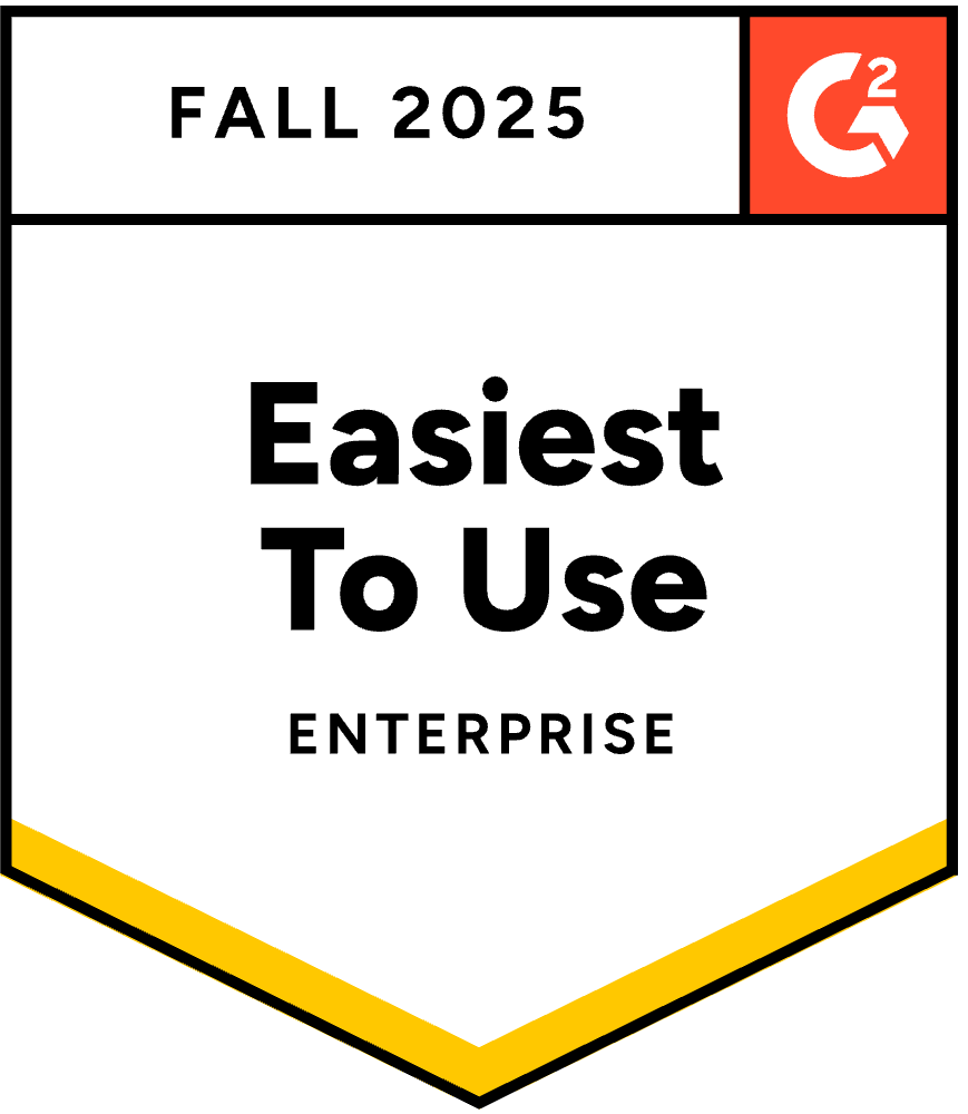 Easiest To Use Enterprise – Fall 2025